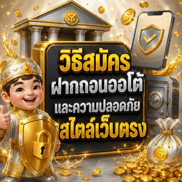 วิธีสมัคร ฝากถอนออโต้